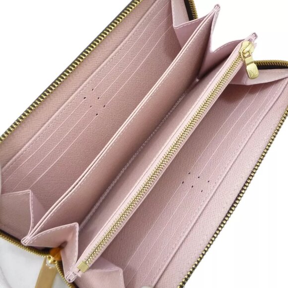 LOUIS VUITTON Zippy Wallet Rose Ballerine Monogram - Picture 10 of 12